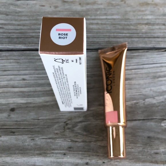 ICONIC LONDON Sheer Cream Blush in Rose Riot - Picture 7 of 8